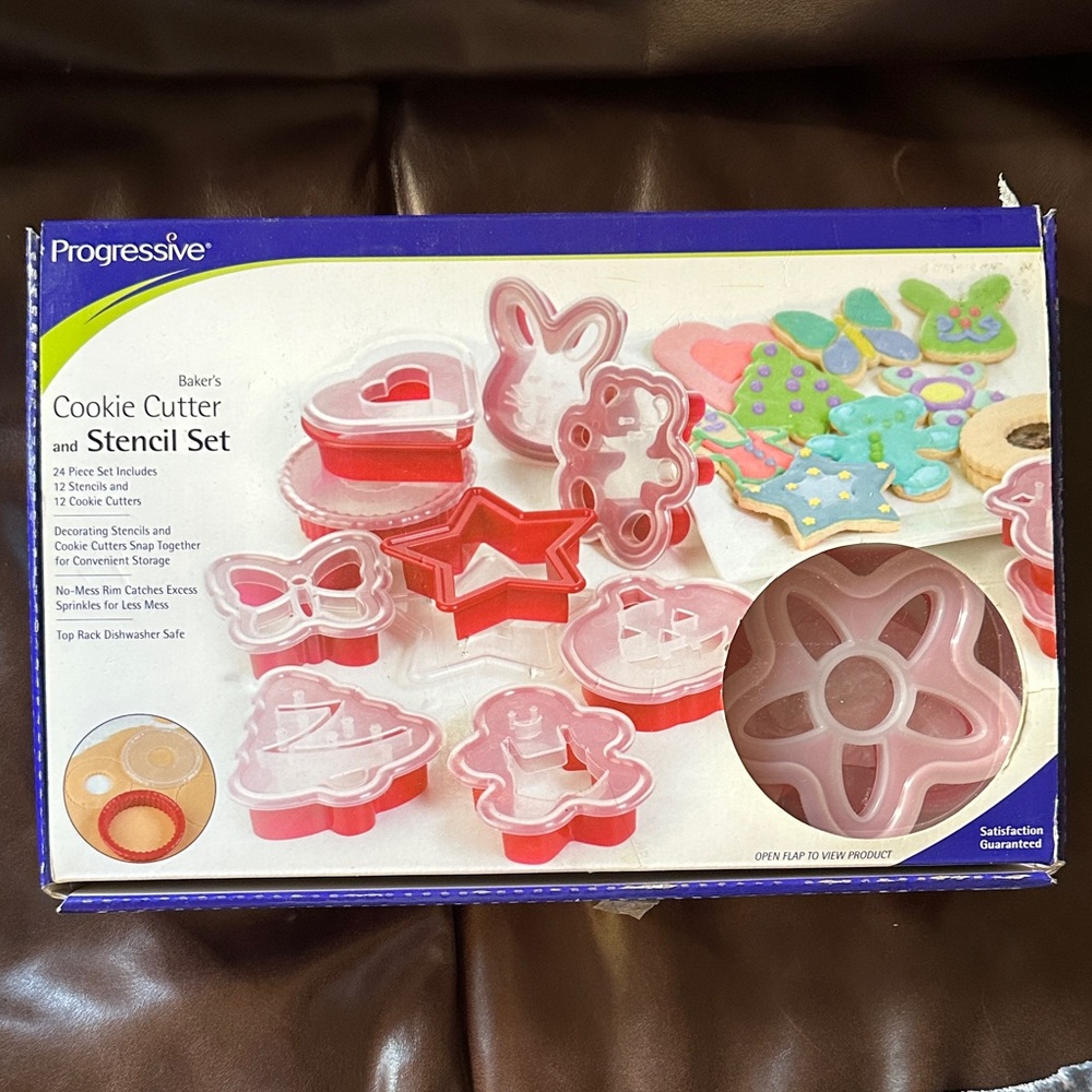 Progressive Baker’s Cookie Cutter and Stencil Set